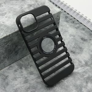 Maska / futrola LINES LOGO CUT za iPhone 13 (6.1) crna (MS).