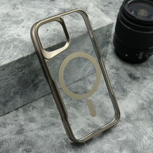Maska / futrola PLATINUM MagSafe za iPhone 15 zlatna (MS).