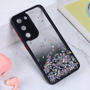 Maska / futrola Frame Glitter za Samsung S911B Galaxy S23 crna.