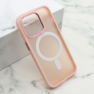Maska / futrola SILKY MAGSAFE II za iPhone 14 Pro (6.1) roze (MS).