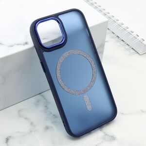 Maska / futrola SHINING MAGSAFE za iPhone 15 plava (MS).