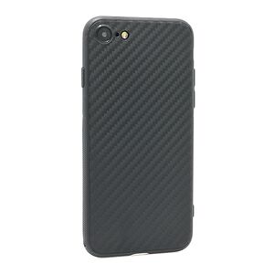 Silikonska maska / futrola CARBON LIGHT za iPhone 7/8/SE (2020/2022) crna (MS).