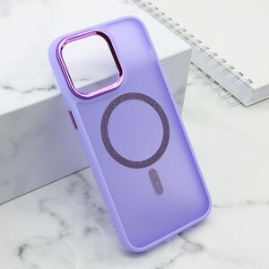 Maska / futrola SHINING MAGSAFE za iPhone 15 Pro Max (6.7) ljubicasta (MS).