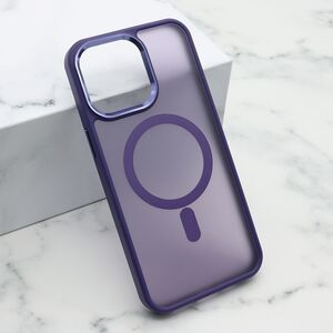 Maska / futrola SILKY MAGSAFE za iPhone 15 Pro Max (6.7) ljubicasta (MS).