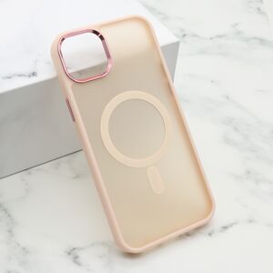 Maska / futrola SILKY MAGSAFE za iPhone 15 Plus pink (MS).
