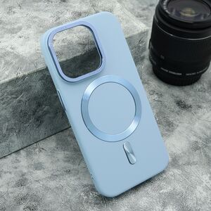 Maska / futrola TRUE COLOR MAGSAFE za iPhone 15 Pro (6.1) svetlo plava (MS).