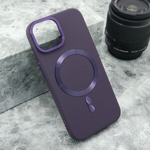 Maska / futrola TRUE COLOR MAGSAFE za iPhone 15 ljubicasta (MS).