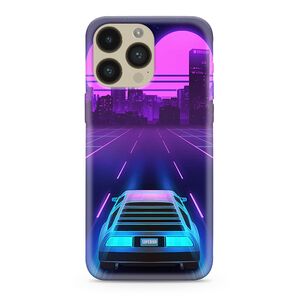 Maska / futrola ultra tanka print providna NEON WAVE za iPhone 14 Pro Max (6.7) NW02 (MS).