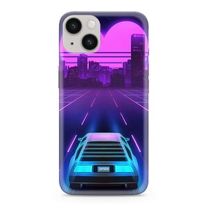 Maska / futrola ultra tanka print providna NEON WAVE za iPhone 14 (6.1) NW02 (MS).