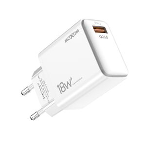 Kucni punjac Moxom MX-HC132 3A/18W Micro beli (MS).