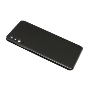 Poklopac baterije za Samsung A507 Galaxy A50S + camera glass prism crush crni (NO LOGO) (MS).
