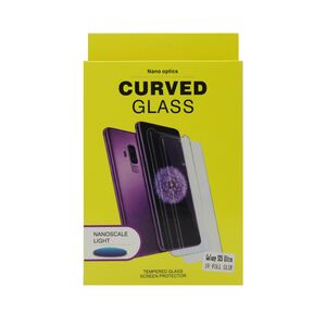 GLASS - Staklena zaštita za ekran 3D MINI UV-FULL GLUE za Samsung S938 Galaxy S25 Ultra 5G providna (bez UV lampe) (MS).
