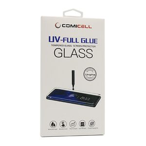 GLASS - Staklena zaštita za ekran 3D MINI UV-FULL GLUE za Samsung G998F Galaxy S21 Ultra zakrivljena providna (sa UV lampom) (MS).