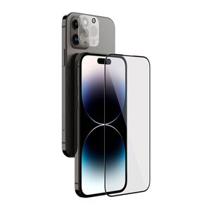 GLASS - Staklena zaštita za ekran Nillkin 2u1 HD za iPhone 14 Pro Max (6.7) crna (MS).