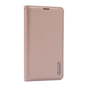 Maska / futrola na preklop HANMAN za iPhone 14 Plus (6.7) svetlo roze (MS).