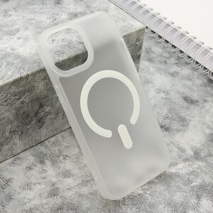 Maska / futrola BLURRY MagSafe za iPhone 15 bela (MS).