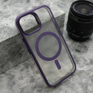 Maska / futrola CAMERA DROP MagSafe za iPhone 15 ljubicasta (MS).