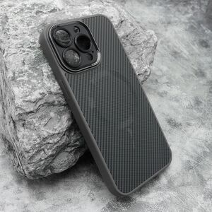 Maska / futrola CARBON MagSafe za iPhone 15 Pro Max (6.7) siva (MS).