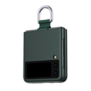 Maska / futrola Elegant fold design za Samsung F711B Galaxy Samsung F771B Galaxy Z Flip3 tamno zelena (MS).