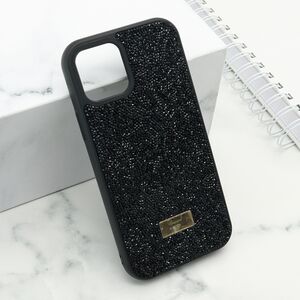 Maska / futrola DIAMOND SELECTION za iPhone 12 crna (MS).
