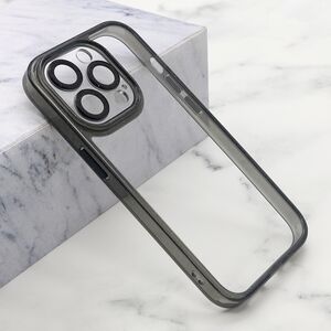 Maska / futrola DIAMOND LENS za iPhone 15 Pro (6.1) crna (MS).
