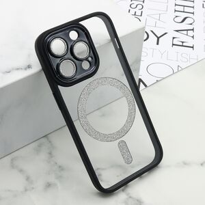 Maska / futrola DIAMOND MagSafe za iPhone 14 Pro (6.1) crna (MS).