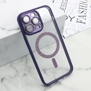 Maska / futrola DIAMOND MagSafe za iPhone 14 Pro Max (6.7) ljubicasta (MS).