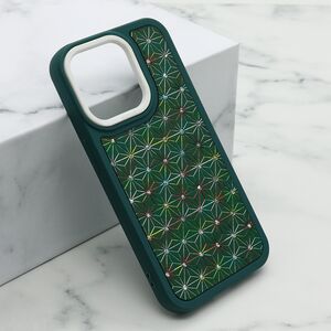Maska / futrola CRYSTAL SPARK za Iphone 14 Pro (6.1) zelena (MS).