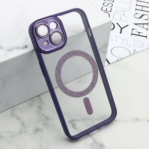 Maska / futrola DIAMOND MagSafe za iPhone 14 (6.1) ljubicasta (MS).