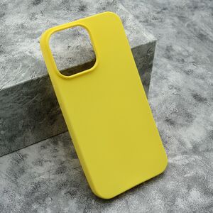 Maska / futrola GENTLE COLOR za iPhone 15 Pro Max (6.7) zuta (MS).