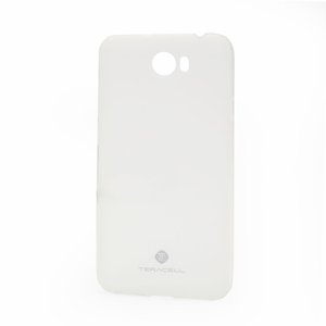 Silikonska maska / futrola Teracell Giulietta za Huawei Y5 II bela.