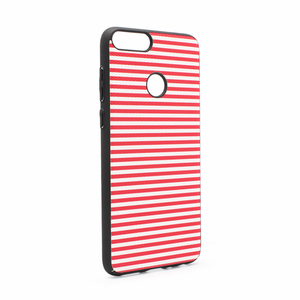 Maska / futrola Luo Stripes za Huawei P smart/Enjoy 7S crvena.