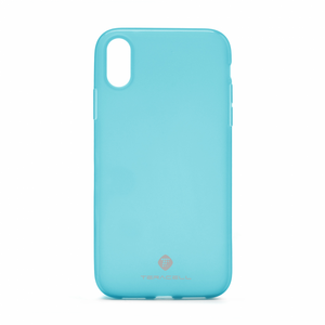 Silikonska maska / futrola Teracell Giulietta za iPhone XS Max svetlo plava.