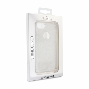 Maska / futrola Puro Shine za iPhone 6/7/8 srebrna.