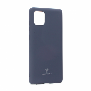 Silikonska maska / futrola Teracell Giulietta za Samsung N770 Galaxy Note 10 Lite mat tamno plava.