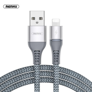 Data kabl REMAX Colorful RC-152i za iPhone lightning srebrni 1m.