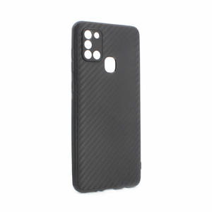 Maska / futrola Carbon fiber za Samsung A217F Galaxy A21s crna.