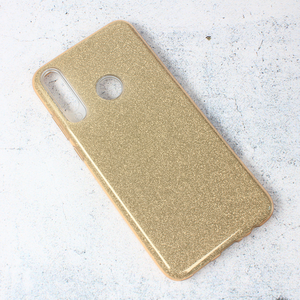 Maska / futrola Crystal Dust za Huawei Y6p zlatna.