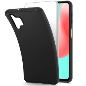 Torbica Silikonska maska / futrola ultra tanka za Samsung A325 Galaxy A32 4G mat crna.