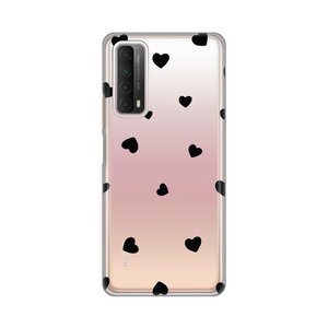 Silikonska maska / futrola print ultra tanka za Huawei P smart 2021 Hearts.