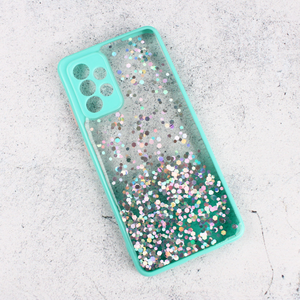 Maska / futrola Frame Glitter za Samsung A525 Galaxy A52 4G/A526 Galaxy A52 5G/A528B Galaxy A52s 5G mint.