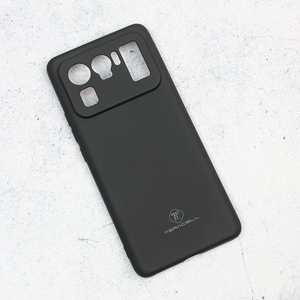 Silikonska maska / futrola Teracell Giulietta za Xiaomi Mi 11 Ultra mat crna.