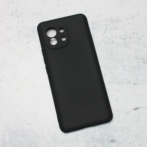 Torbica Silikonska maska / futrola ultra tanka za Xiaomi Mi 11 mat crna.