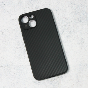 Maska / futrola Carbon fiber za iPhone 13 Mini crna.