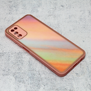 Maska / futrola Candy Marble za Samsung A037 Galaxy A03s roze.