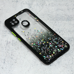 Maska / futrola Frame Glitter za Xiaomi Redmi 9C/Redmi 10A crna.