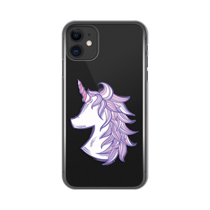 Silikonska maska / futrola print ultra tanka za iPhone 11 6.1 Purple Unicorn.