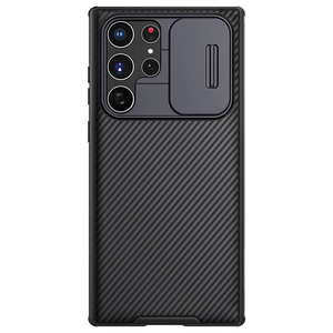 Maska / futrola Nillkin CamShield Pro za Samsung Galaxy S22 Ultra 5G crna.