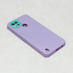 Maska / futrola Camera Color HD za Realme C21 ljubicasta.