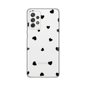 Silikonska maska / futrola print ultra tanka za Samsung A73 5G Hearts.